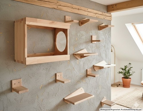 Katzen kletterwand 10teilig - katzen,