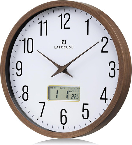 Lafocuse lautlos wanduhr mit - wanduhr,