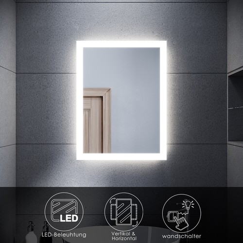 Badspiegel mit led - led, beleuchtung