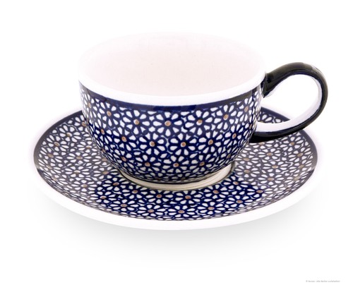 Bunzlauer tasse mit - bunzlauer,