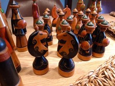 schönes altes Schachspiel