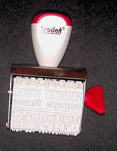 Wortbandstempel trodat 1123 - wortbandstempel,