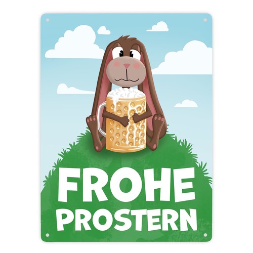 Frohe prostern betrunkener - prostern,