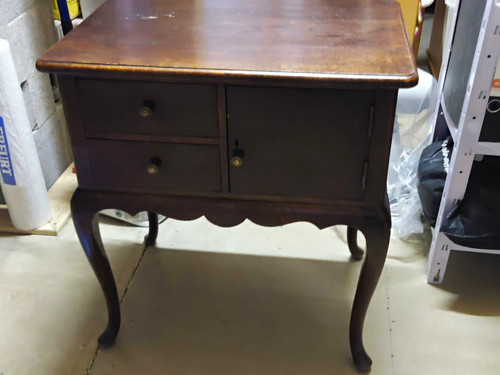 Holz beistelltisch braun - holz,