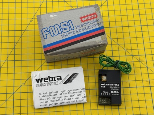 Webra micro 40 mhz - s5, fm