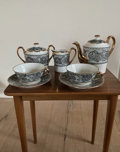 Limoges teeservice black - limoges,