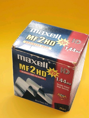 20er maxell mf2hd disketten - 20er,