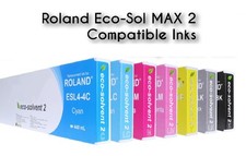 8x Tinte für ROLAND VersaCAMM VS-540i 640i RF-640 RE-640 440ml Eco-Sol MAX 3 INK