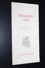 alte kleine Speisekarte Menü