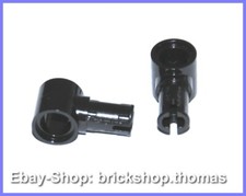 Lego 2 x Technic Achs-Pin-Verbinder schwarz - 15100 Connector black - NEU / NEW