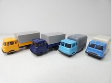 4x Robur 2x Koffer, 2x Pritsche Plane von Modelltec H0