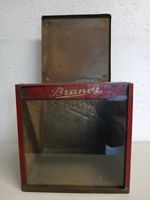 Brandt Blechdose Tee Gebäck Dose Blech Vitrine Verkaufsvitrine 24/25/25cm SELTEN