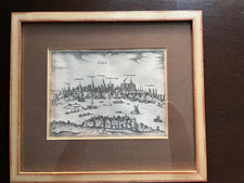 Köln Stadtansicht Bertius 1625 Kupferstich Landkarte Ansicht seltenes ORIGINAL