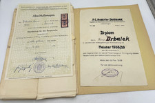 Diverse alte antike Dokumente