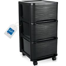 Schubladenschrank Rollen Regal Büro Schublade Rollwagen Rollcontainer Kunststoff