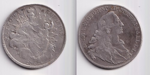 Taler silber münze bayern - 1,