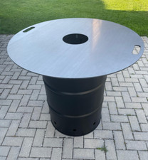 ⚡️Feuertonne, Grilltonne, Feuerplatte, Grillplatte, Plancha 100cm⚡️