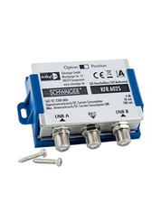 Schwaiger SAT-Umschaltbox Sat Switch 2in1 KFR6025 DisEqC Schalter 1.0 NEU