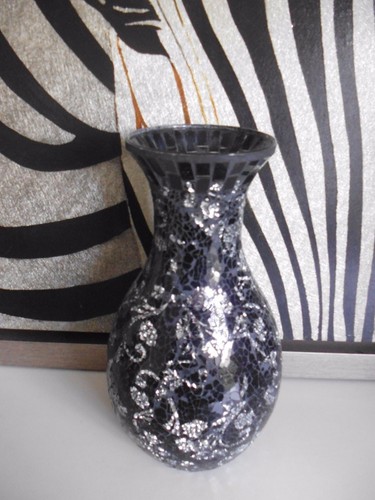 Deko mosaik vase glasvase - mosaik,