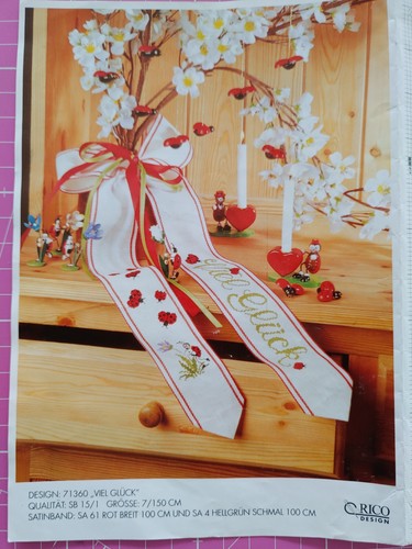 Stickpackung komplett mit garn - komplett,