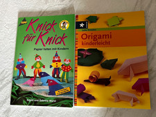 2 Bastelbücher Papier falten Origami Vorlagen Anleitungen Ideen Knick für Knick