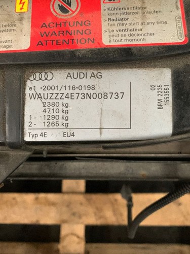 Audi 4e 2003 benzin - 4e,