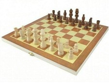 Schachspiel holz koffer - im,