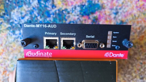 Yamaha audinate dante - dante, my16-aud