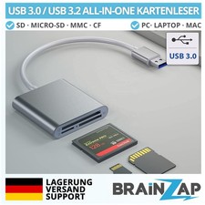 USB 3.0 Kartenleser Alu Card Reader Kartenlesegerät A-i-O Micro SD SDHC CF MMC