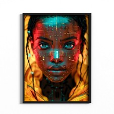 Modernes Bild auf Kunstleder