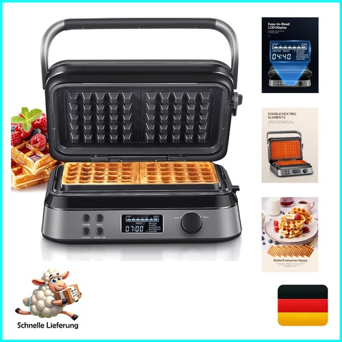 Reemix waffeleisen 1600w - waffeleisen,