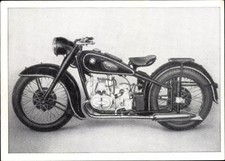Sammelbild Das Kraftfahrzeug, Serie H Gruppe 1, BMW R 51/2, Motorrad - 10730339