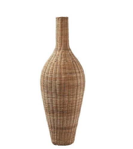 Natur rattan vase cm - rattan,