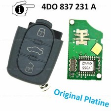 Fernbedienung Funk Schlüssel 433,92 MHz für Audi  A3 A4 A6 A8 TT  4DO837231A