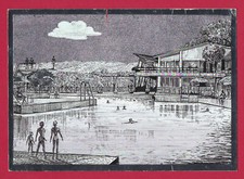 Ak Montecatini, Italien, Silber-Druck, Bad Pistoia, Toskana,Florenz, Viareggio, 