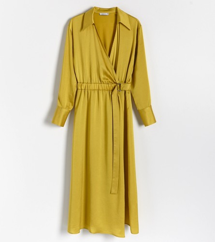 Wickelkleid midi kleid - wickelkleid,, midi-kleid