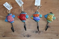 Wandhaken Fisch aus Metall und
