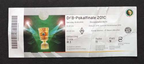 Ticket dfb pokal finale 2010 - pokal,