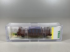 SPUR N MINITRIX Rungenwagen DB mit THW-Fahrzeug 15501-09 OVP  / 2 J 238