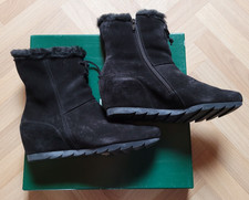 Paul Green Damenboots, Gr.: 7 (40,5), schwarz, Reißverschl., getragen