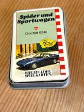Quartett Spider und Sportwagen