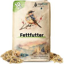 10 kg Fettfutter Vogelfood Vogelfutter Streufutter Wildvögel Mischfutter Vogel