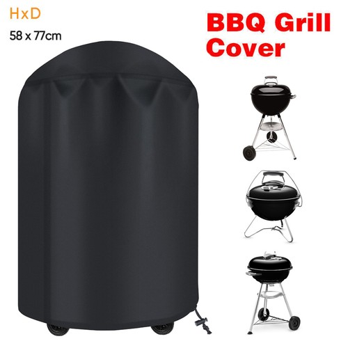 Rund bbq grillabdeckung - rund,