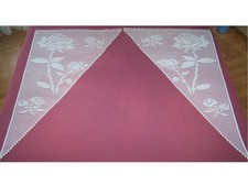 Häkelgardine Handarbeit