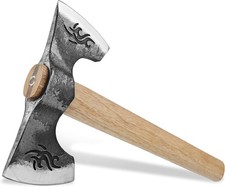 Dream Reach Wikinger Camping Axt Outdoor Beil Doppelaxt Axt Holz Spalten Garten