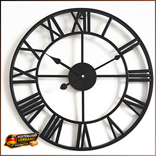 Wanduhr 40cm lautlos vintage - wanduhr,