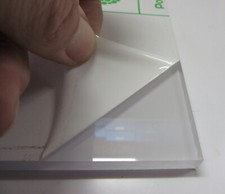 Kunststoffglas transparent PC Platte 8mm Zuschnitt 492x407mm Polycarbonat IMPEX®