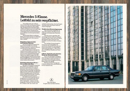 Mercedes benz klasse - s-klasse, (w126)