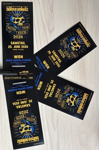 Böhse onkelz tickets wien - onkelz,