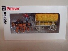 Preiser Leiterwagen Stroh
